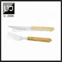 EU Food Grade 2pcs Stainless Steel Steak Knife and Fork Set UJ-CL002