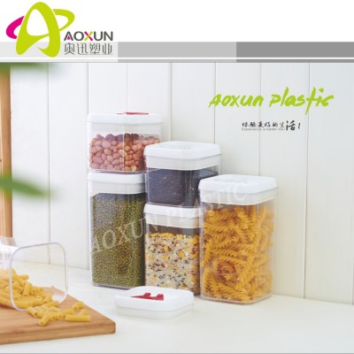 Plastic new design airtight dried food plastic container