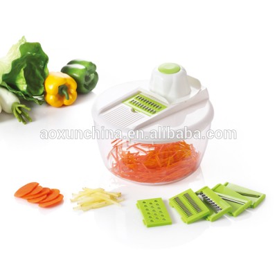 kitchen plastic best food processor manual vegetable slicer with bowl