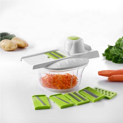 2018 New Online Shopping With Bowl Manual Vegetable Cutter Potato Chip Slicer