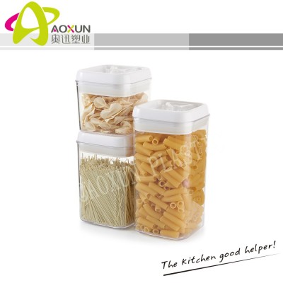 Plastic BPA free food savers food airtight storage containers