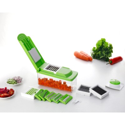 Multifunction fruit and vegetable mandoline slicer 9 pcs in 1