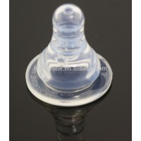 BPA free soft rubber baby bottle nipples